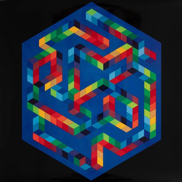 Victor Vasarely, BABEL 3, Photogravure For Sale - Image 5 of 5