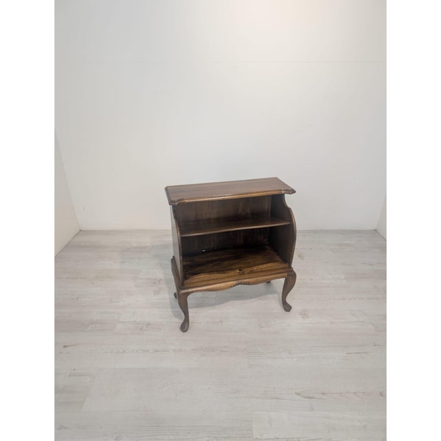 Vintage Louis XIV Style Wooden Side Table, 1965 For Sale - Image 15 of 16