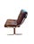 Brown Vintage 1970s 70s Cantilever Chrome Leatherette Dining Chairs – Milo Baughman Style Studio 54 Set of 4 For Sale - Image 8 of 10