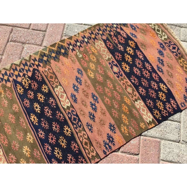 1960s Unique Kilim Runner, 78" X 27" For Sale - Image 4 of 11