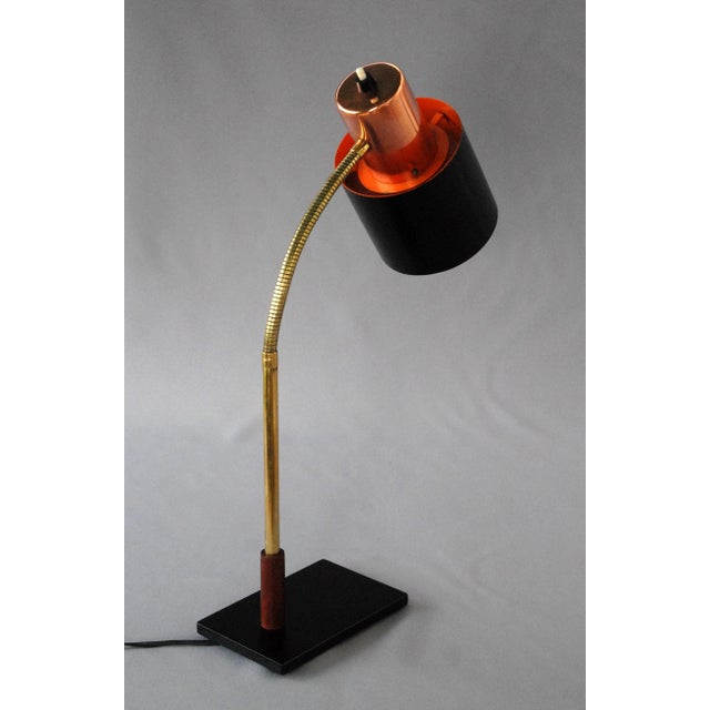 Metal Beta Table Lamp by Jo Hammerborg for Fog and Morup, Denmark, 1963 For Sale - Image 7 of 13