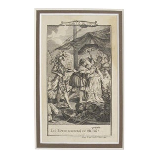 1781 Italian Engraving, Divine Comedy (Dante Alighieri) Canto 9 For Sale