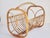 Mid-Century Bamboo & Rattan Magazine Rack For Sale In New York - Image 6 of 12