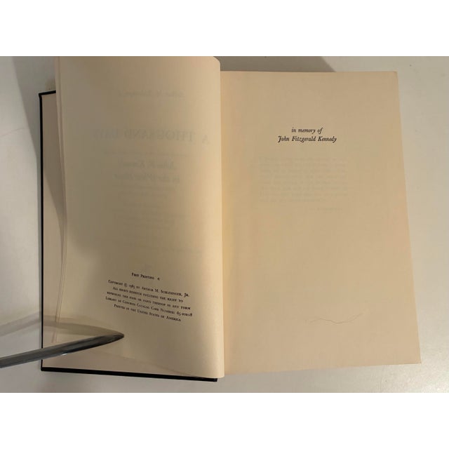 1960s A Thousand Days John F. Kennedy in the White House by Arthur Schlesinger Book 1965 1st Printing For Sale - Image 5 of 10