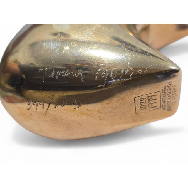 Modernist Bronze Bull Sculpture, 1970s For Sale - Image 10 of 12