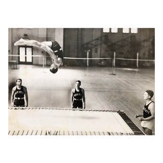 1942 Penn State Mens Gymnastics Team Practice For Sale