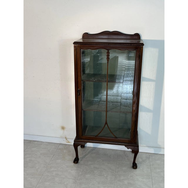 English Art Deco Display Cabinet, 1930s For Sale - Image 10 of 11