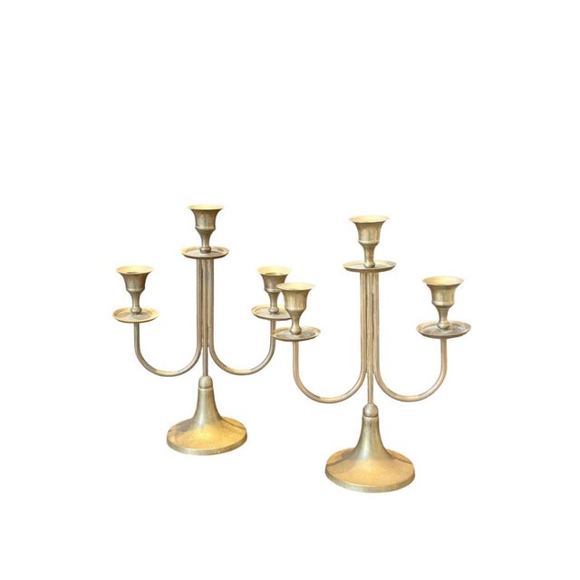 Art Deco Candleholders, 1930s, Set of 2 For Sale - Image 3 of 6