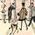 Contemporary Strolling Lady and Her Poodle Contemporary Figurative Reproductive Print by Pauline De Roussy De Sales For Sale - Image 3 of 4