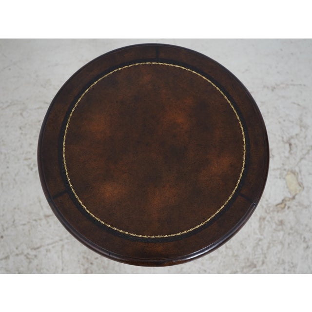 Neoclassical Maitland Smith Attributed Neoclassical Bronze Lamp Table For Sale - Image 3 of 14