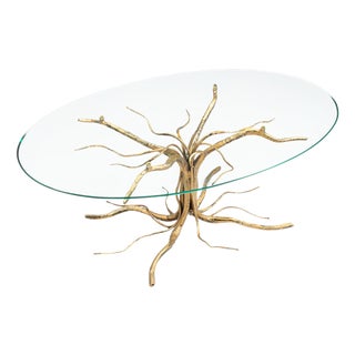 Brutalist Tree-Shaped Coffee Table from Salvino Marsura, Italy, 1970s For Sale