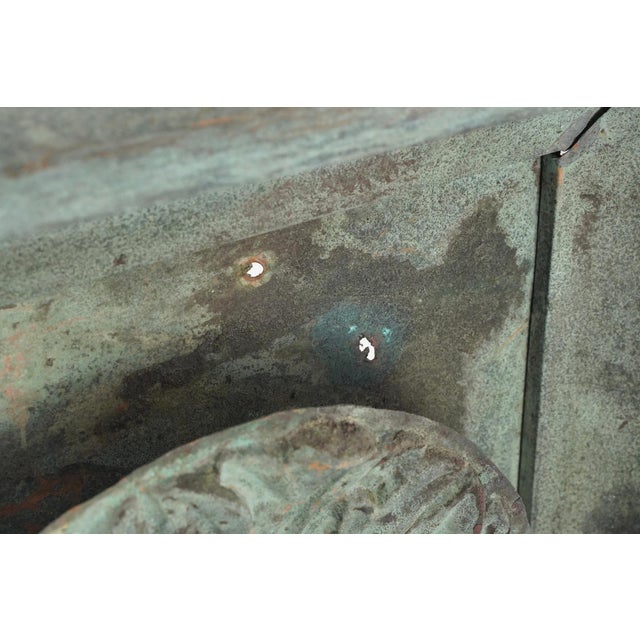 2020s Early 20th Century Copper Architectural Rosette Element For Sale - Image 5 of 16