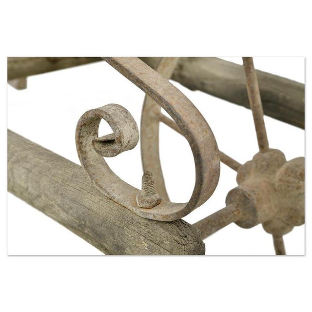 19th Century Wheelbarrow in Wood and Metal For Sale - Image 5 of 7