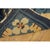Textile 1920s Navy Blue Floral Oriental Antique Chinese Peking Small Rug 3' X 5' 10'' For Sale - Image 7 of 10