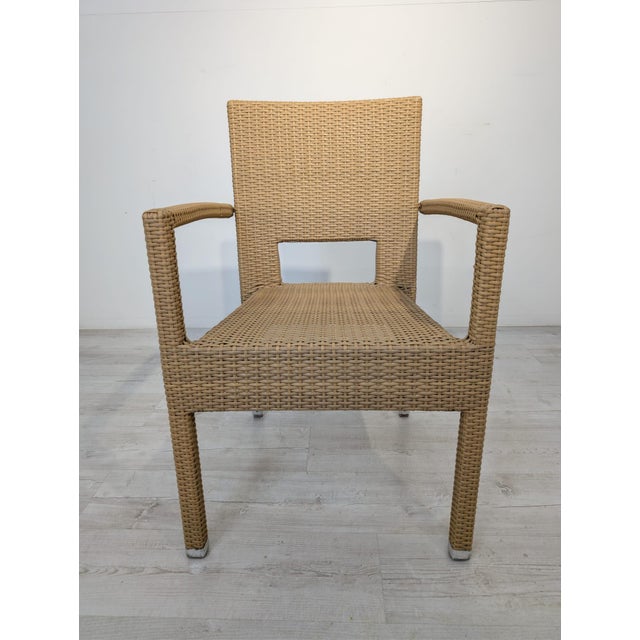 Beige Technorattan Garden Chair from Moy, 2010s For Sale - Image 3 of 13