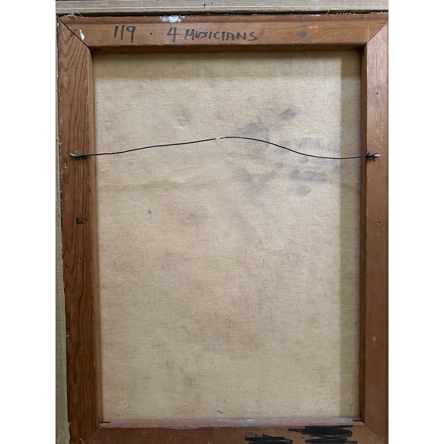 Textile Rare, Original Painting, Peter Keil For Sale - Image 7 of 7