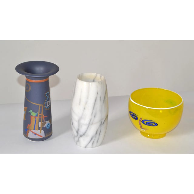 Mid-Century Modern Rosenthal Porcelain Flower Vase Liguria Gilbert Portanier Studio-Linie Germany For Sale - Image 3 of 13