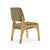 Arches II Dining Chairs in Oak and Bouclé from Insidherland, Set of 10 For Sale - Image 4 of 5