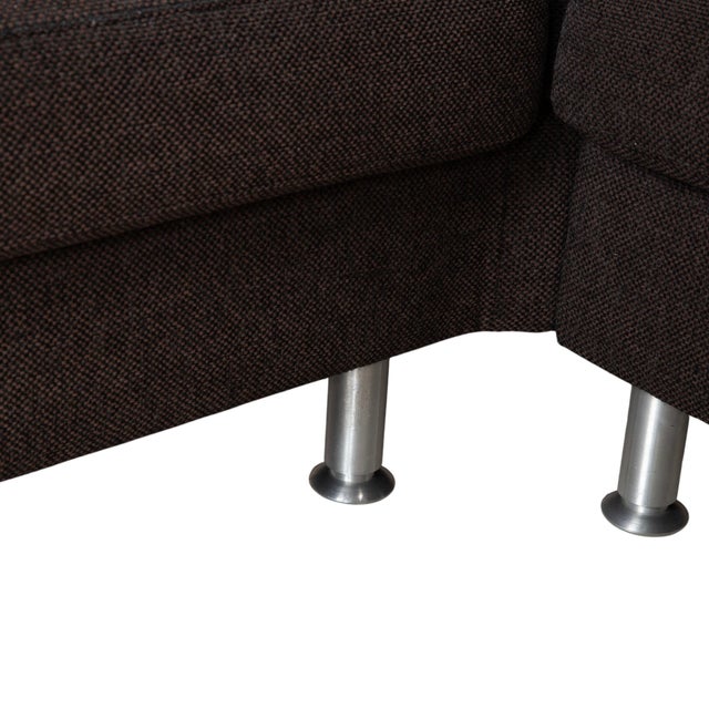 Textile Fabric Concept Plus Corner Sofa in Brown Grey from Ewald Schillig For Sale - Image 7 of 15
