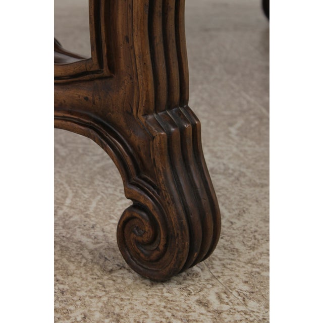 French Louis XIV Style Walnut Dining Table For Sale - Image 15 of 15