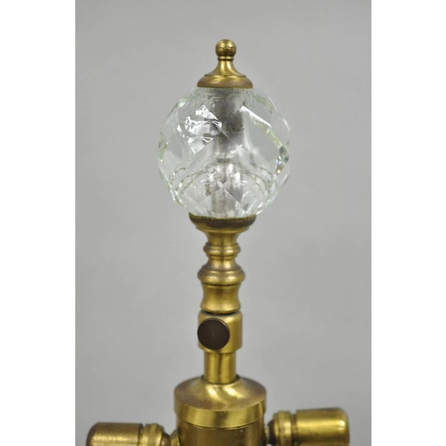 Vintage French Neoclassical Style Glass Urn Table Lamps Attr. Marbro - A Pair For Sale In Philadelphia - Image 6 of 12