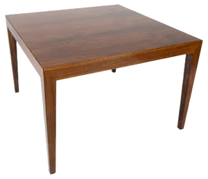 Coffee Table in Rosewood by Severin Hansen for Haslev Furniture, 1960s