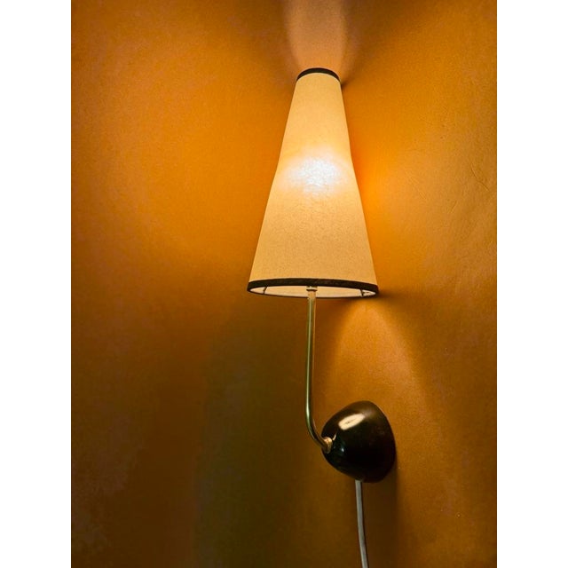 Wall Lights in the style of Jean Royere, 1950s, Set of 3 For Sale - Image 6 of 10