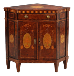 Neoclassical Style Corner Cabinet