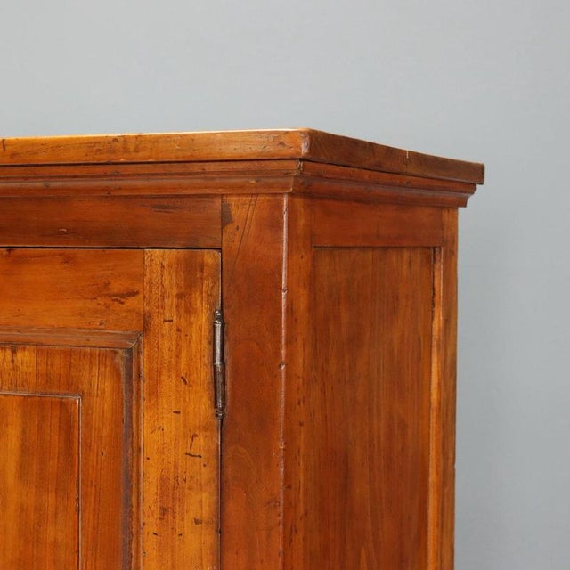 Directoire Sideboard in Walnut-Stained Poplar For Sale - Image 4 of 9