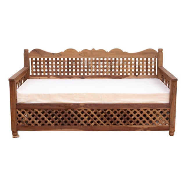 Reclaimed Moroccan Club Daybed Sofa For Sale