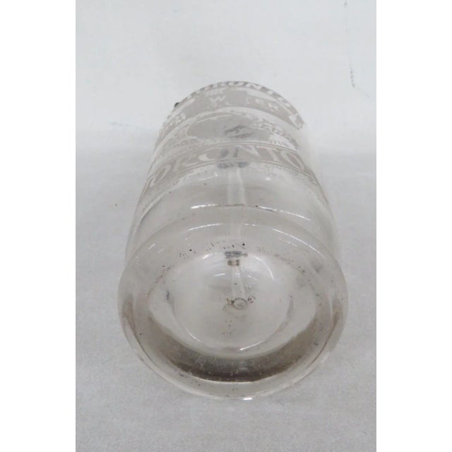 The Toronto Soda Water Seltzer Clear Glass For Sale - Image 11 of 11