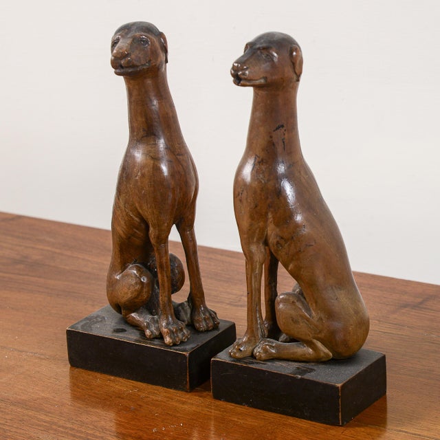 Art Deco Statues of Dogs, Set of 2 For Sale - Image 4 of 9