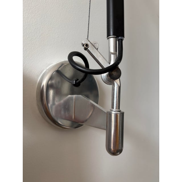 Artemide A Pair of Wall Mounted Artemide Tolomeo Swing Lamps in Black (2) For Sale - Image 4 of 8