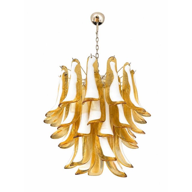 Italian Murano Chandeliers, 1970s, Set of 2 For Sale - Image 10 of 15