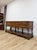English Late 20th Century Theodore Alexander Georgian Console Buffet Three Drawer Designer Storage 78" For Sale - Image 3 of 15