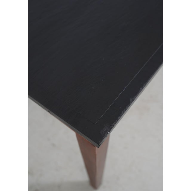 Modern Design Cherry Slate Top Dining Table For Sale - Image 4 of 13