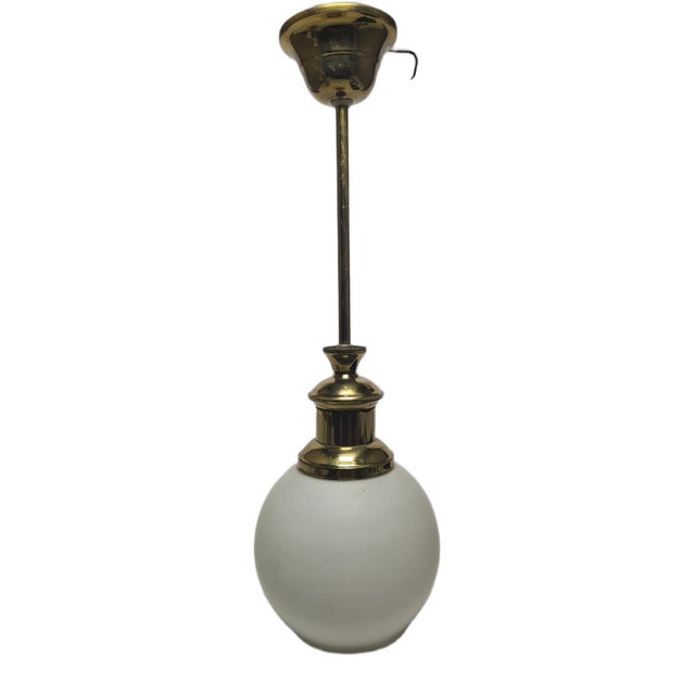 Art Deco Pendant Lamp, Poland, 1950s For Sale - Image 9 of 9