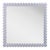 Fleur Home Carnival Chaos Square Mirror in Spring Iris, 48x48 For Sale