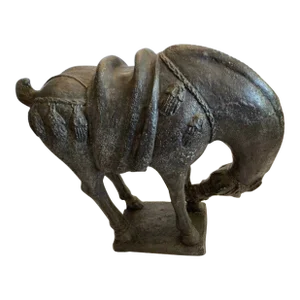 1980s Vintage Tang Dynasty Style Horse Statue