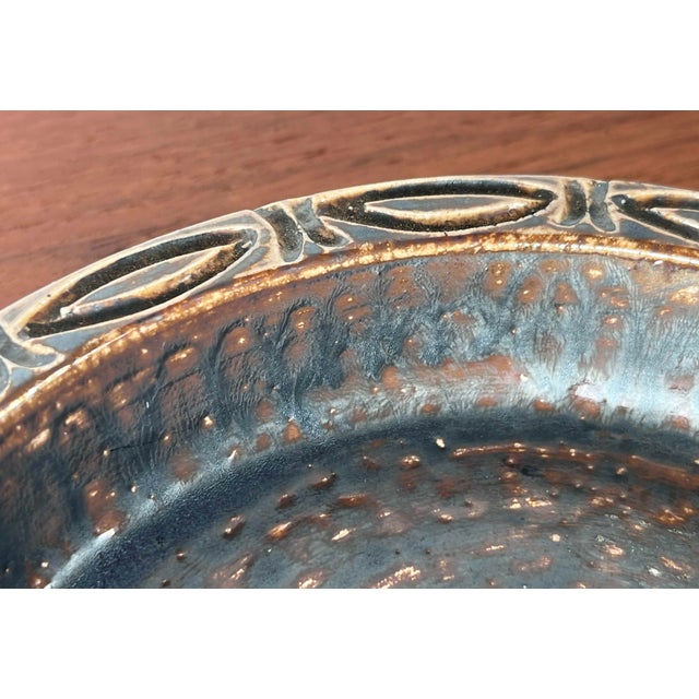 Mid-Century Modern Danish Studio Pottery Bowl from Lovemose, 1960s For Sale - Image 9 of 14