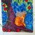Late 20th Century Felted Wool Eve and the Apple Tree Textile Fiber Art For Sale In Charleston - Image 6 of 8