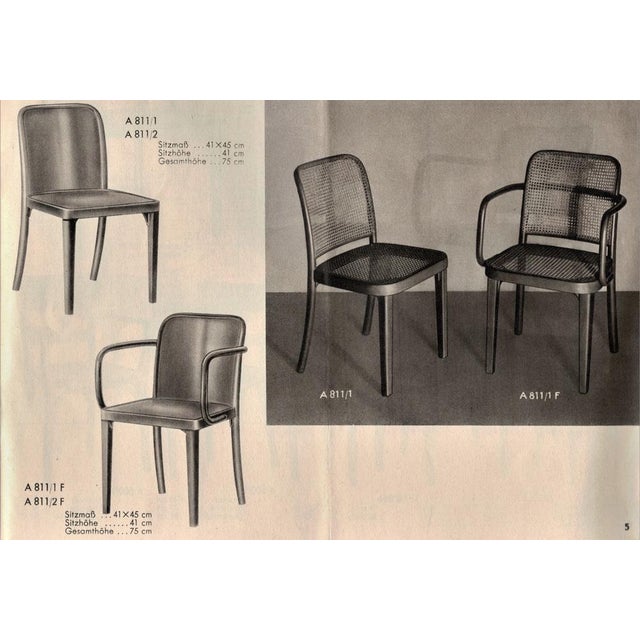 Thonet Bauhaus Seating Group by Josef Hoffmann for Gebrüder Thonet, Vienna, 1930s, Set of 4 For Sale - Image 4 of 18