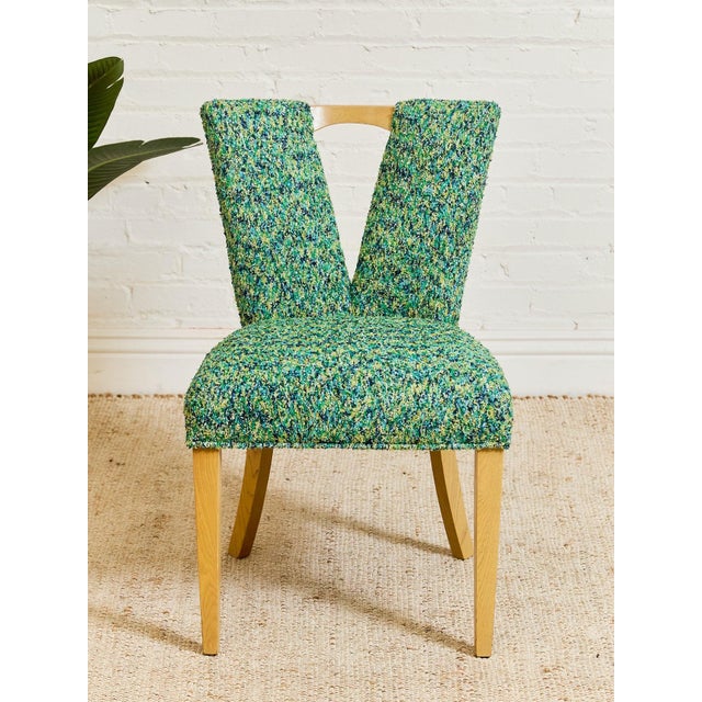 With its modern profile, and stylish frame, this dining chair is sure to be an eye-catching piece for any style of...