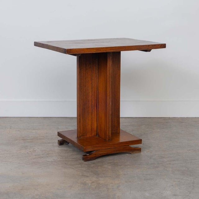 1940s French Art Deco Side Table For Sale In Los Angeles - Image 6 of 11