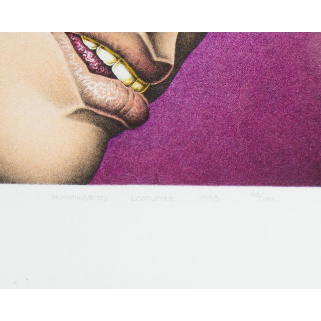 1993 “Hummingbird” Lithograph by Robert Lostutter For Sale - Image 4 of 8