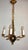 Antique French Swan Brass 4-Light Chandelier, 1950s For Sale - Image 12 of 12