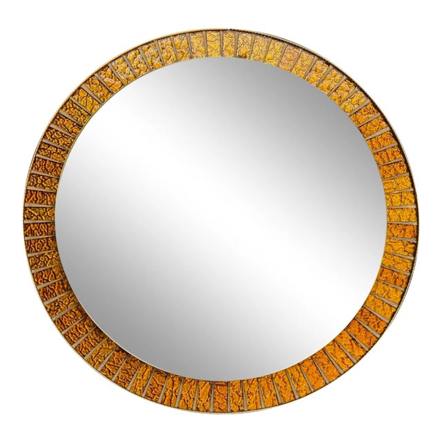Spanish 1960s Mirror With Metallic Frame For Sale - Image 12 of 12