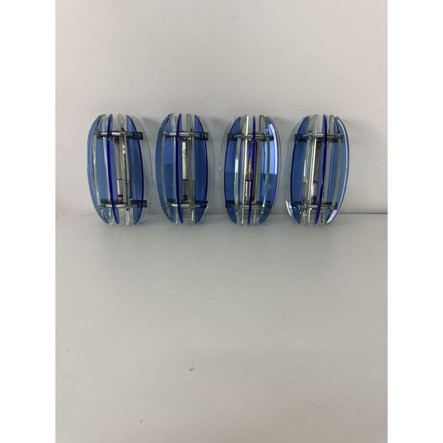 Wall Lamps from Veca, Italy, 1970s, Set of 4 For Sale - Image 3 of 18