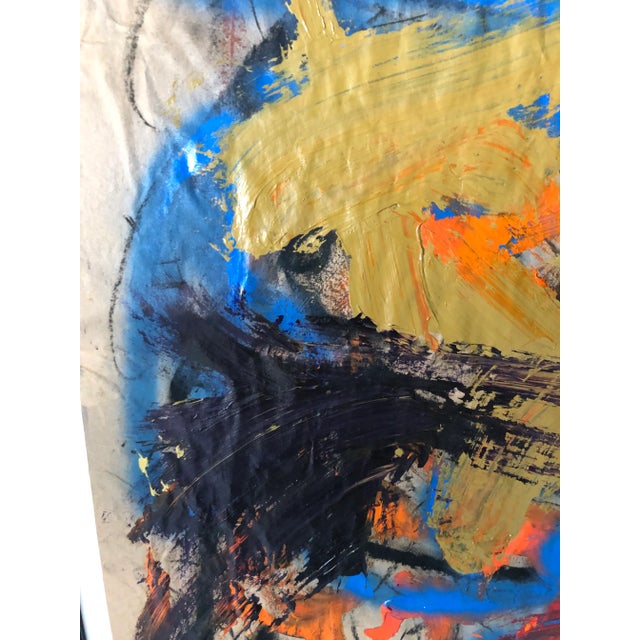 Abstract Abstract (Untitled) Mixed-Media by Erik Sulander 27 X34 For Sale - Image 3 of 7