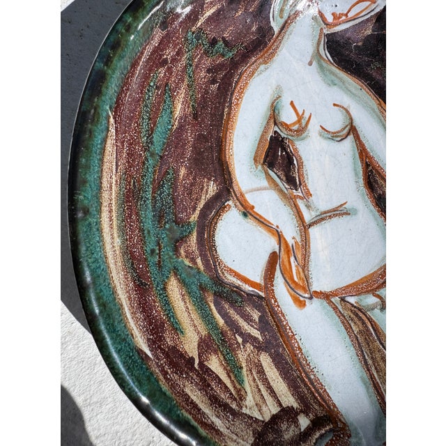 Ceramic Naumowitch by Odette Gourju for Atelier du Grand Chêne, 1950s For Sale - Image 4 of 6